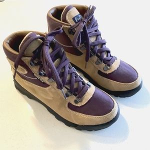 Vasque Purple and Tan Women's Hiking Boots